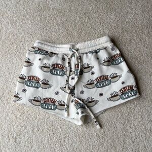 American Eagle Outfitters Cream Friends Shorts